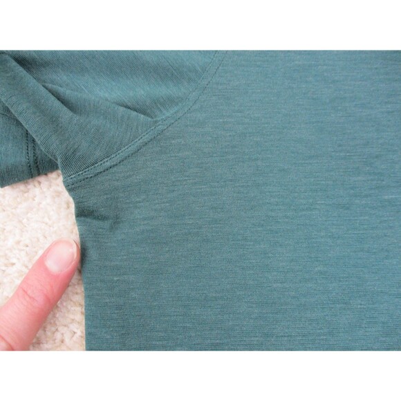 Lululemon Evolution Short Sleeve Polo Shirt Mens 2XL XXL Green Lightweight * - Picture 5 of 13